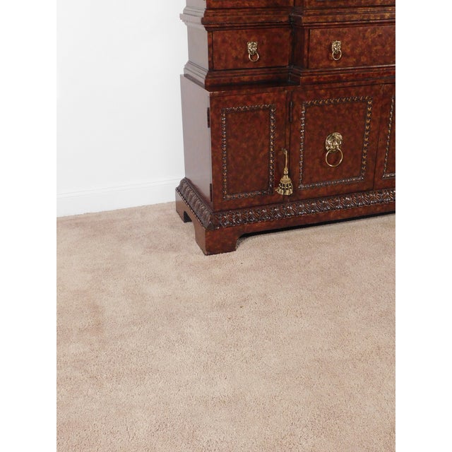 Maitland Smith Biedermeier French Empire Tortoiseshell Breakfront Liquor Cabinet For Sale - Image 11 of 11