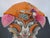 Textile Antique Chinese Elaborate Silk Embroidered Dragon Tiger Flower Antenna Baby Hat For Sale - Image 7 of 8