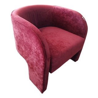 Lexa Velvet Lounge Chair For Sale