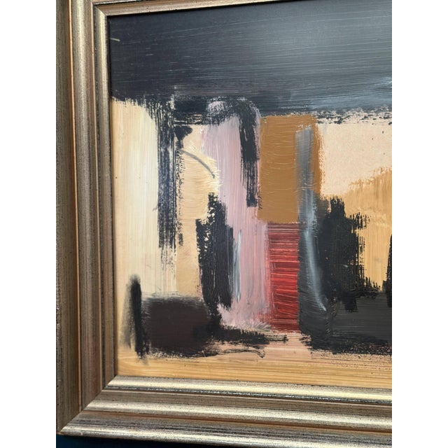 R. Adiels, Abstract Composition, 1950s, Acrylic, Framed For Sale - Image 6 of 11