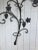 Wrought Iron Floral Garden Wall Decor For Sale In New York - Image 6 of 11