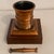1950’s Solid Bronze Apothecary Mortar and Pestle Mounted on Solid Walnut Presentation Base. For Sale In Sacramento - Image 6 of 13