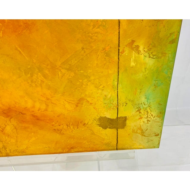 Sam Richardson “Amana Series” Abstract Painting on Board, American Abstract For Sale - Image 9 of 18