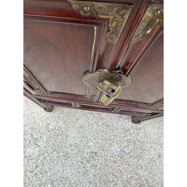 Pair of Vintage Korean Elmwood Etageres For Sale In Detroit - Image 6 of 9