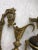 Vintage Elegant Brass Mantel Pitchers / Ewers - a Pair For Sale - Image 9 of 12