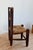 Small Antique Children's Chair in Wood with Straw Seat, 1950s For Sale - Image 6 of 8