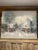 Monumental vintage oil painting attributed to Lee Reynolds / Vanguard Studios, featuring an atmospheric European city...