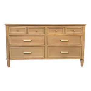 Henredon : Beautifully Refinished Vintage 8-Drawer Dresser