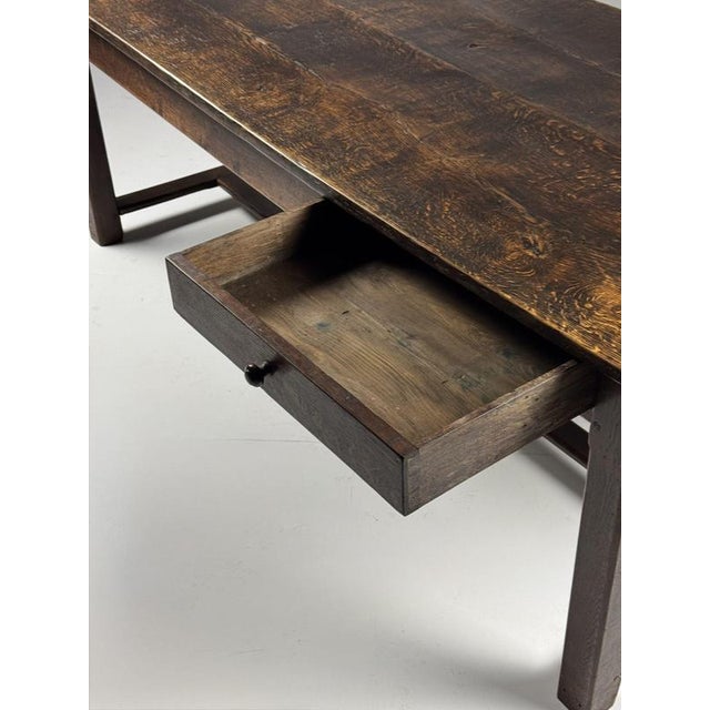 French Dining Table in Oak For Sale - Image 17 of 18