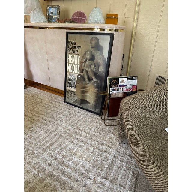 Mid-Century Modern 1988 Henry Moore Exhibition Poster London Framed For Sale - Image 3 of 7