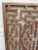 Wood Chinese Geometric Wood Carved Wall Panel For Sale - Image 7 of 10
