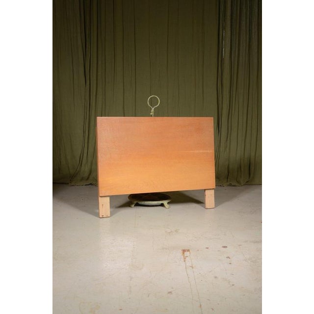 Pale Oak Single Bed Headboard in the style of Heals, 1930s For Sale - Image 5 of 5