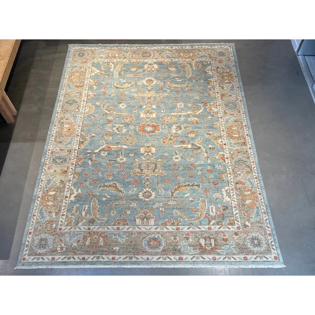 Traditional Classic Mahal Design Rug For Sale - Image 3 of 12
