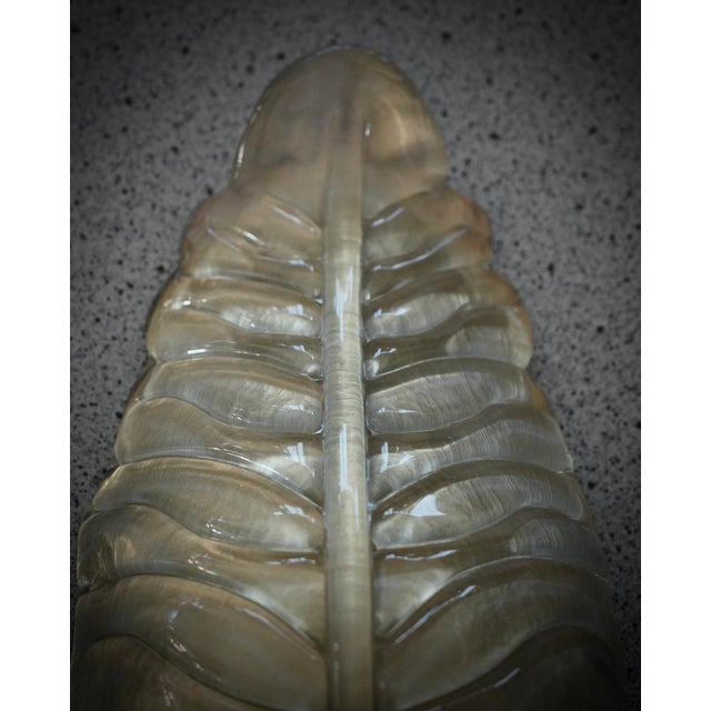 Murano Art Glass Gold and Brass Wall Light and Sconces, 2000 For Sale - Image 4 of 11