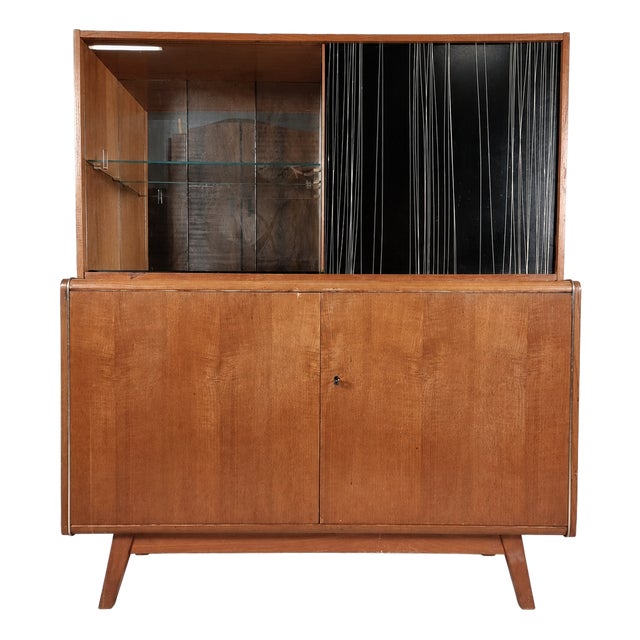 Vintage Display Cabinet by Hubert Nepozitek and Bohumil Landsman for Jitona, 1960s For Sale