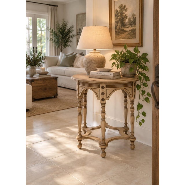 Tan Antique Victorian Renaissance Side Table For Sale - Image 8 of 9