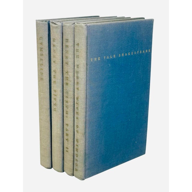 Early 20th Century The Yale Shakespeare: 4-Volume Collection — Cymbeline; Henry V; Henry Vi, Pt. Ii; Merry Wives For Sale - Image 12 of 12