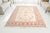 Textile Vintage Turkish Oushak Rug in Pastel Salmon Pink and Ivory For Sale - Image 7 of 10