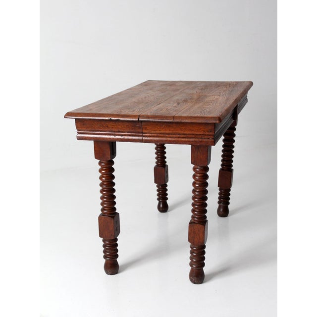 Antique Jacobean Revival Barley Twist Table For Sale - Image 13 of 16