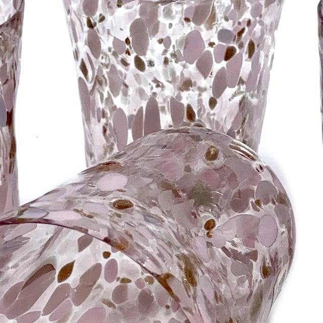 SMurano Glass Goblets with Pink Shades from YourMurano, Set of 6 For Sale - Image 7 of 10