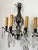 French Late 19th Century Pair of French Versailles Metal and Crystal Sconces For Sale - Image 3 of 8