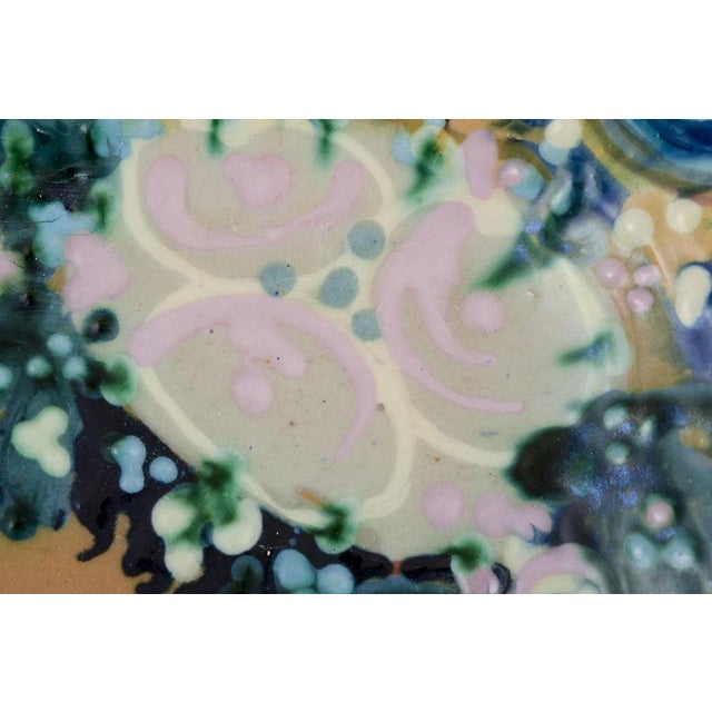 1950s Ceramic Wall Plaque with Female Face by Bjørn Wiinblad, 1959 For Sale - Image 5 of 10