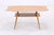 Vintage coffee table with an exceptionally organic tabletop shape and matching shelf. The gently curved lines, tapered...