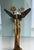 Metal One-of-a-Kind Giraffe Sculpture Handcrafted From Vintage Trumpet Parts For Sale - Image 7 of 8