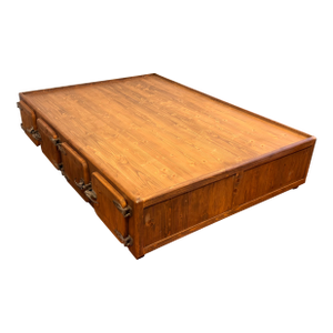 Full Size Restoration Hardware Durant Storage Platform Bedframe