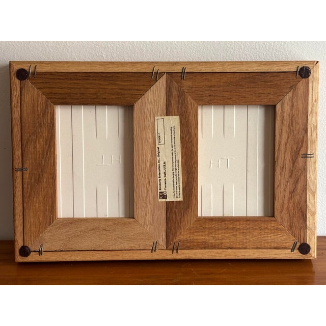 2000 - 2009 Framed Plant Tiles, Creeping Charlie and Maidenhair Fern For Sale - Image 5 of 6