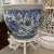 Blue & White Chiboiserie Jardiniere W/Stand For Sale In Miami - Image 6 of 7