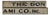 Vintage Large French "Bonami Co. Inc." Wood Trade Sign, 97" Wide For Sale