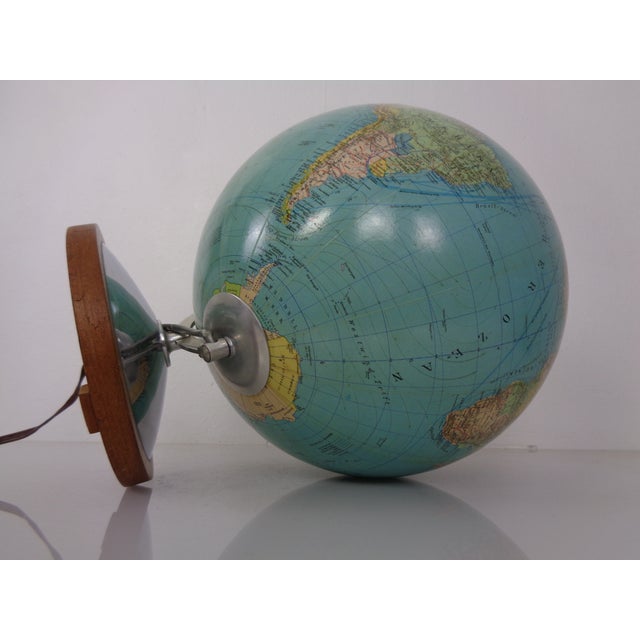 Vintage Illuminated Duo Glass Globe by Paul Oestergaard for Columbus, Germany, 1950s For Sale - Image 13 of 18