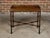 Wood English 19th Century Mahogany Faux Bamboo Side Table with Carved Tray Top For Sale - Image 7 of 12