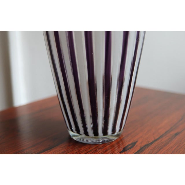 Large Murano Glass Vase, 1970s, in Flawless conditions. Designed 1970 to 1979