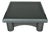 Industrial Modern Large Custom Aluminum Gun Metal 40" Square Coffee Table For Sale