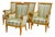 Antique Birch Armchairs, 1900, Set of 4 For Sale