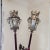 Antique Italian Venetian Pole Wall Lamps - a Pair For Sale In Miami - Image 6 of 12