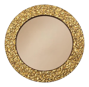 Thomas Boog French Gilded Mussel Shell Mirror