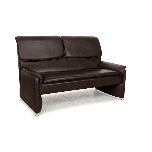 Camaro Leather Two-Seater Sofa in Brown from Laauser For Sale - Image 5 of 16