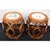 Traditional Late 20th Century Pair of Bentwood Drum Stools With Inset Porcelain Top For Sale - Image 3 of 9