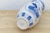 Vintage Blue & White Baluster Floral Vase For Sale In Los Angeles - Image 6 of 7