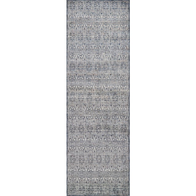 Not Yet Made - Made To Order Amber Lewis x Loloi Zuma Denim / Ivory 2'-3" x 3'-10" Accent Rug For Sale - Image 5 of 6