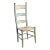 Mid 19th Century Tall Primitive American Ladder Back Chair For Sale