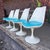 Mid 20th Century Vintage Eero Saarinen for Knoll, Tulip Chairs and a Tulip Table For Sale - Image 5 of 12