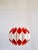 Mid Century Modern 1960's-1970's Pyrola pendant by Hannelore Dreutler for Atelje Lytkan, Sweden. The white round form...