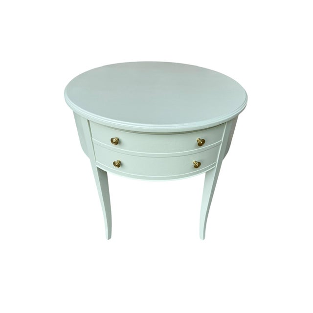 Modern Imperial Furniture Co. Round Side Table Circa 1950s For Sale - Image 3 of 13