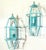 Exquisite Pair of Vintage Solid Brass Hexagonal Wall Lanterns For Sale - Image 15 of 17