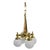 Art Deco Brass Chandelier, 1920s For Sale - Image 15 of 15