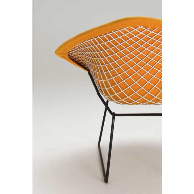 Diamond Chair in Yellow Upholstery by Harry Bertoia for Knoll International, 1950s For Sale - Image 9 of 18
